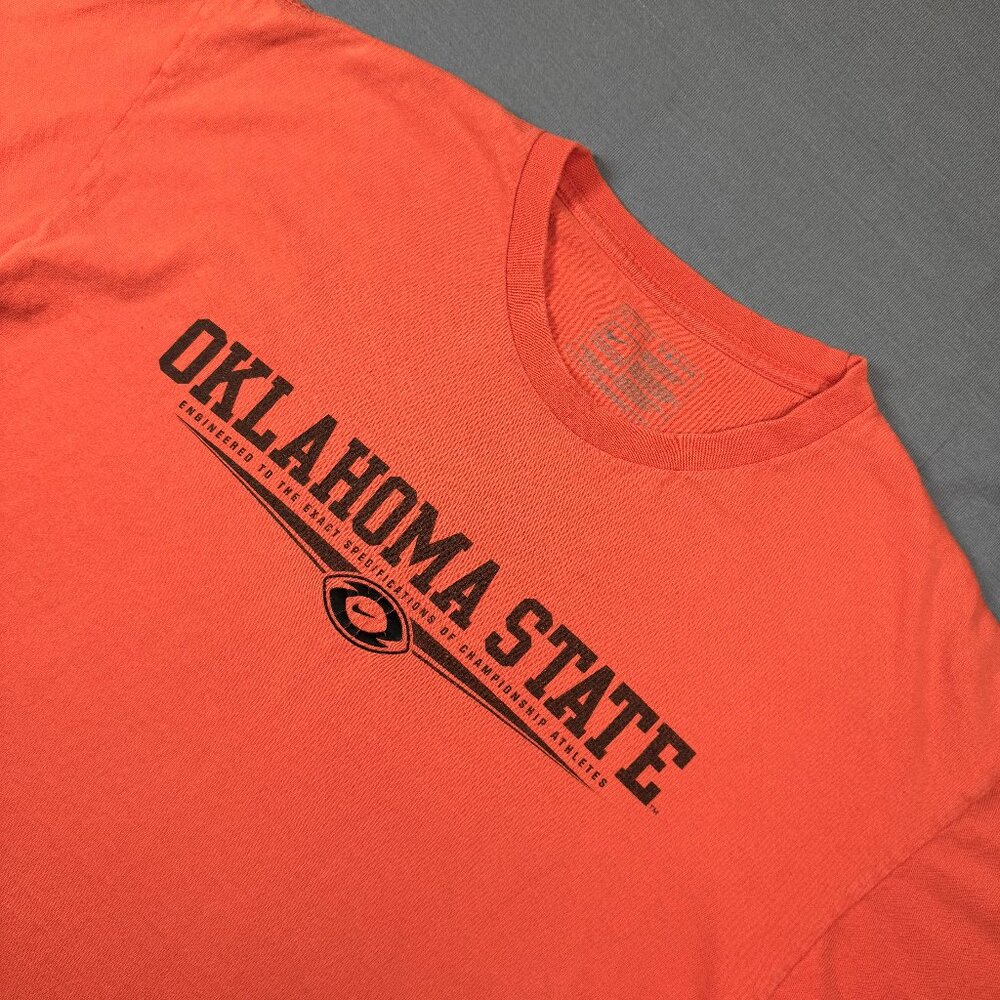 Vintage Y2K Oklahoma State Cowboys Nike Graphic T-shirt Mens Large Orange